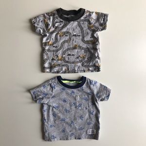 Size 9 - Carter’s Baby / Toddler Boy Crew Shirts